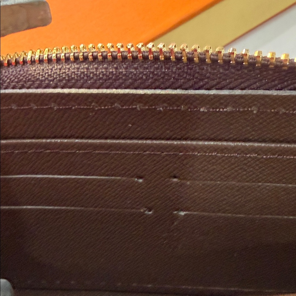 Checkered Brown and Black Wallet - Picture 4 of 8